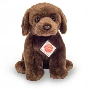 peluche Labrador marron assis 25 cm - TEDDY HERMANN