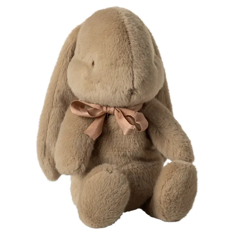 Peluche Lapin Moyen - Brun Poussiéreux