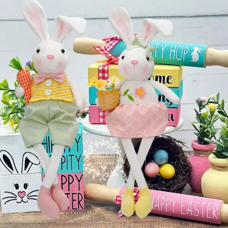 peluche Lapin-Pâques