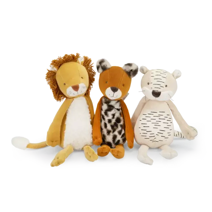 Peluche leopard taïgo La forêt Mawa - MOULIN ROTY