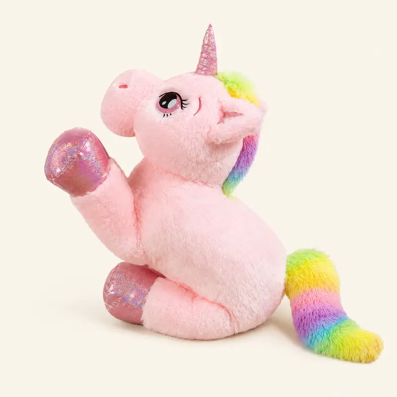 Peluche Licorne Rose