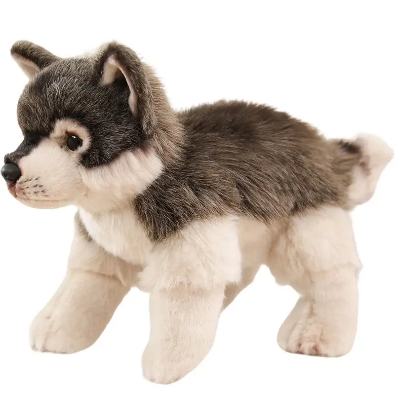 Peluche Loup Réaliste