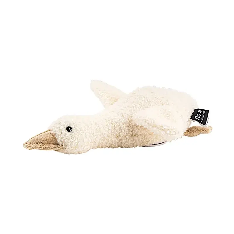 Peluche lumineuse oie blanche