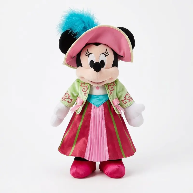 Peluche Minnie Mouse Adventure Bay – Tenue victorienne – Disneyland Paris