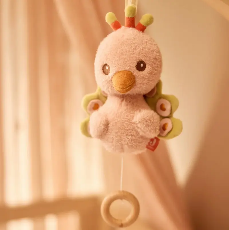 Peluche musicale Peacock Pavie – Berceuse de Brahms – Jollein