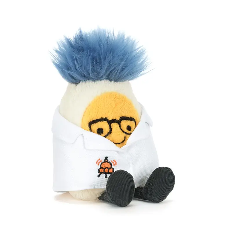 Peluche Oeuf dur - Scientifique - Jellycat