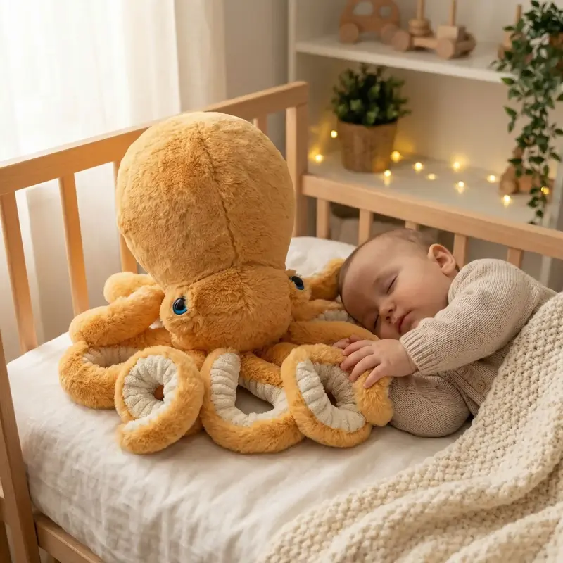 Peluche Pieuvre | Doudou Apaisant
