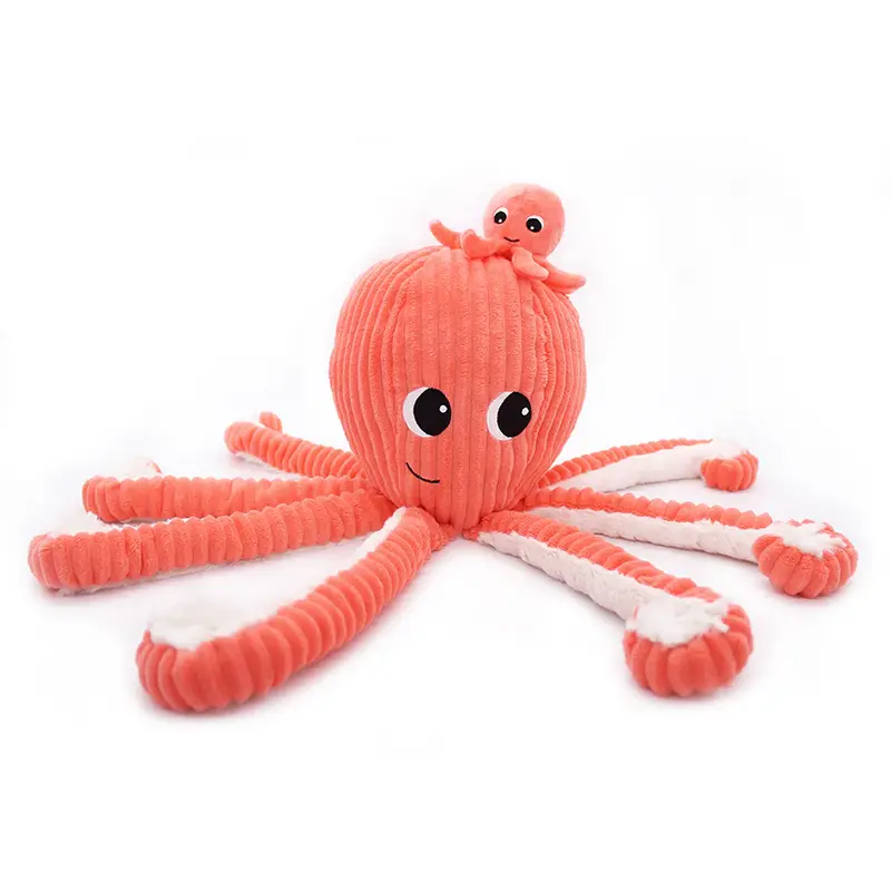 Peluche pieuvre maman / bébé corail