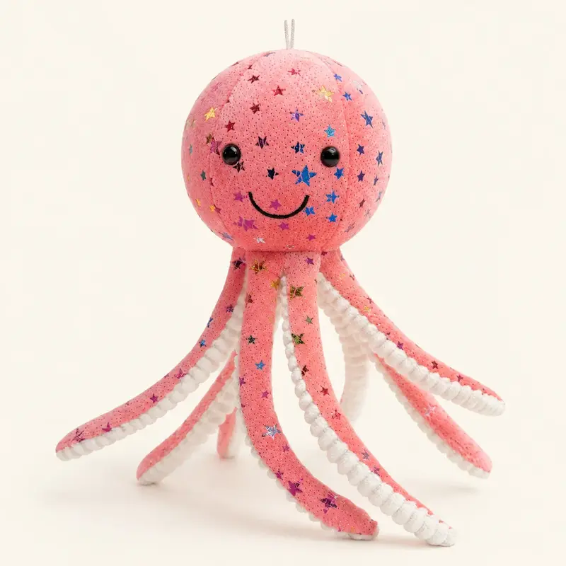Peluche Poulpe Kawaii