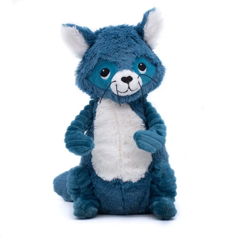 Peluche raton laveur Netoitou bleu - Les Ptipotos