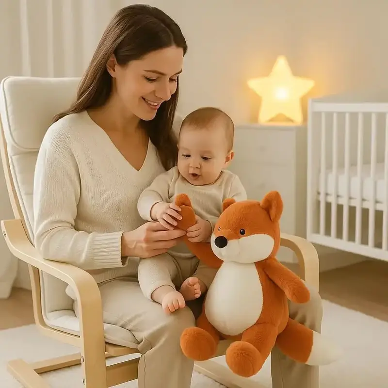 Peluche Renard Kawaii — Doux, Câlin & Adorable