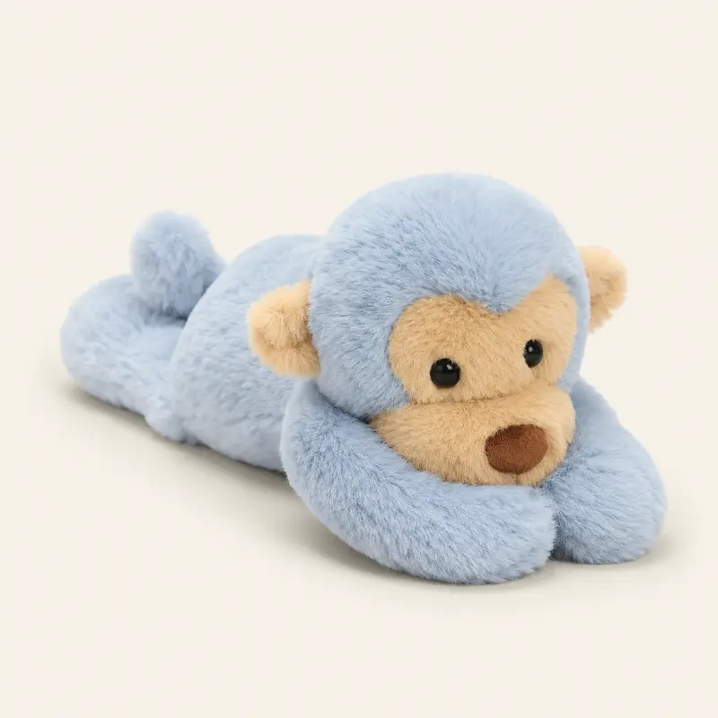 Peluche Singe Bleu