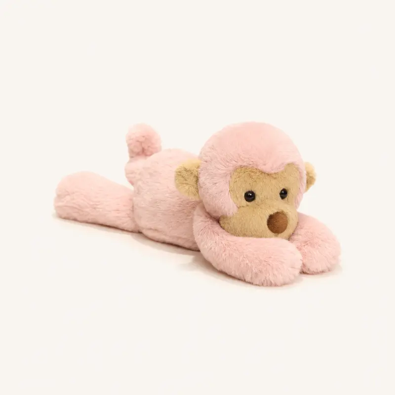 Peluche Singe Rose