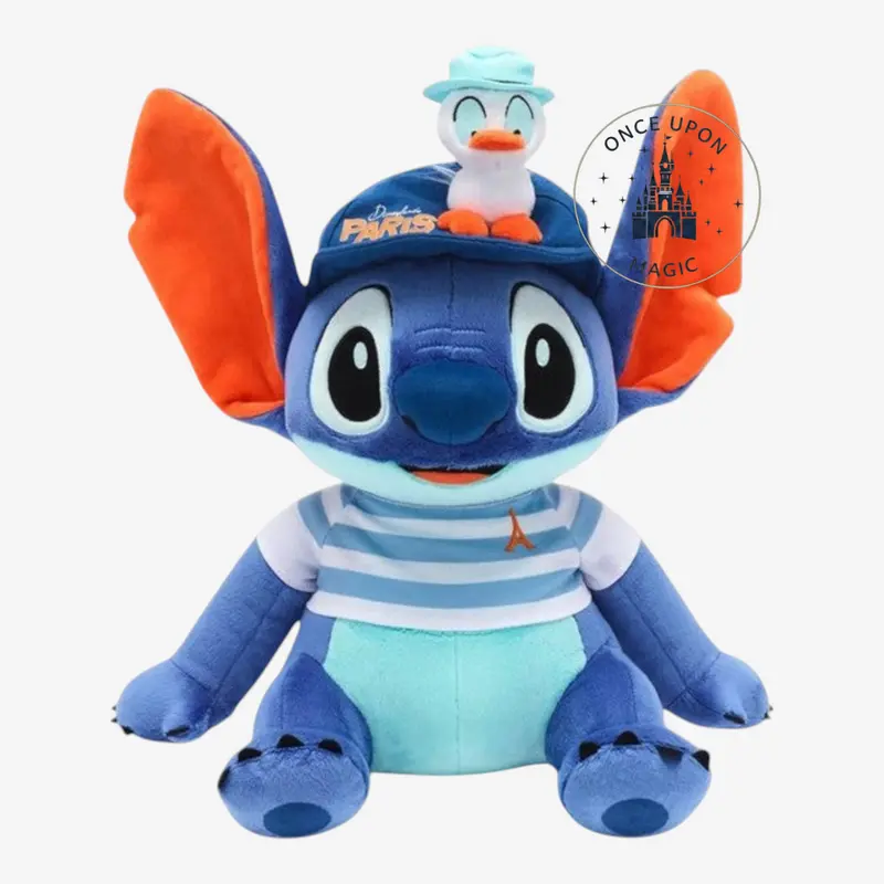 Peluche Stitch Édition Paris – Casquette & Canard | Disneyland Paris