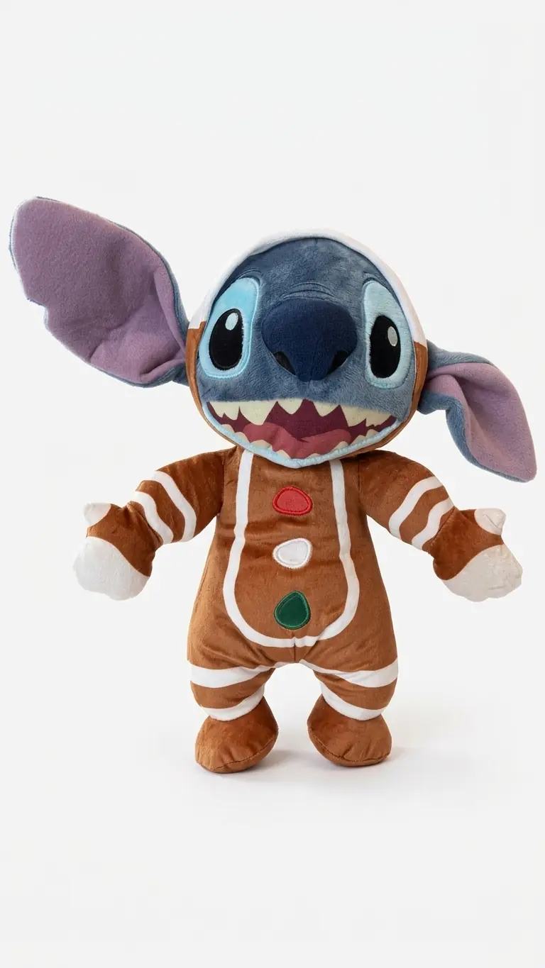 Peluche Stitch pain d’épices de Noël – Disneyland Paris