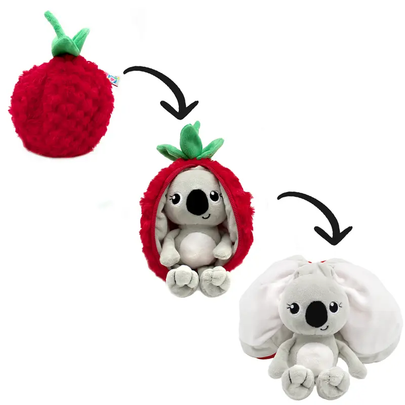 Peluche Tartlet le koala/framboise - Flipetz