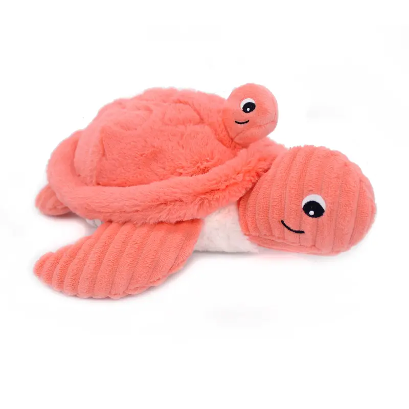 Peluche tortue Sauvenou maman et son bébé corail - Les Ptipotos