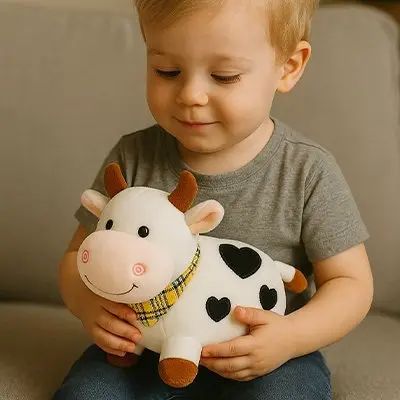 Peluche vache | Ultra-douce
