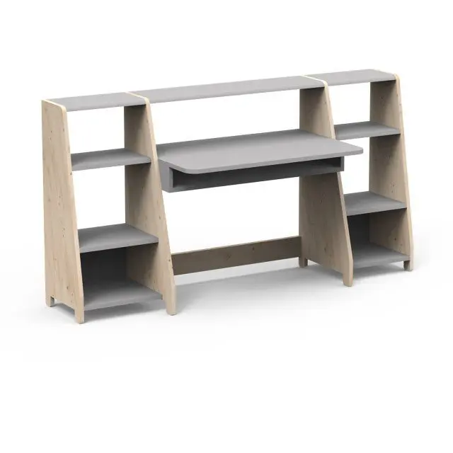 Petit Bureau Avec Deux Colonnes Étagère ASYMETRY
