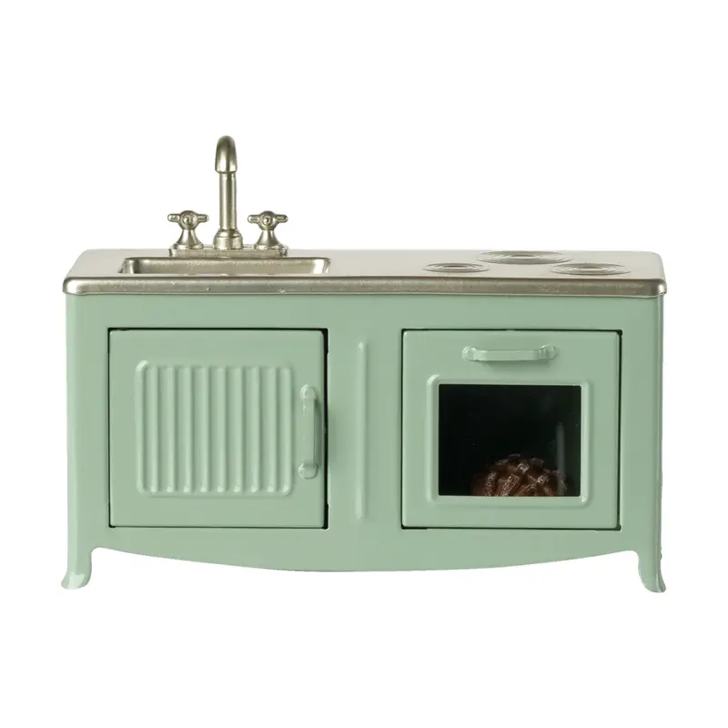 Petit meuble de cuisine pour souris - Menthe - Maileg