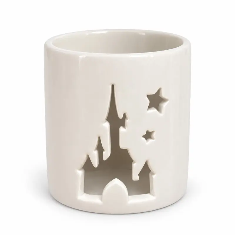 Photophore Château blanc en porcelaine – Disneyland Paris