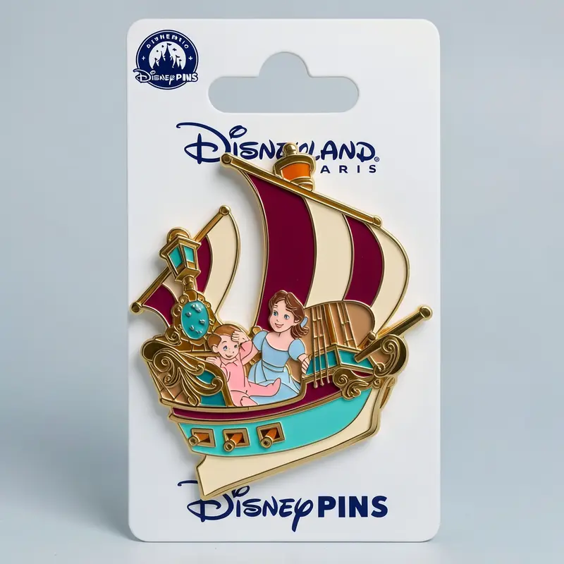 Pin Wendy et Michel dans le galion – Peter Pan – Disneyland Paris