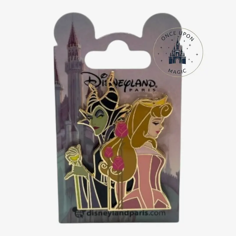 Pin's Aurore & Maléfique — La Belle au Bois Dormant | Disneyland Paris