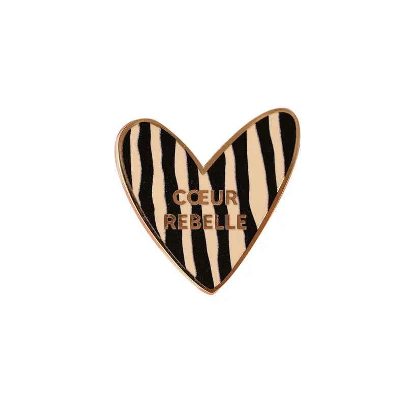 Pins Coeur - Rebelle - Zakuw