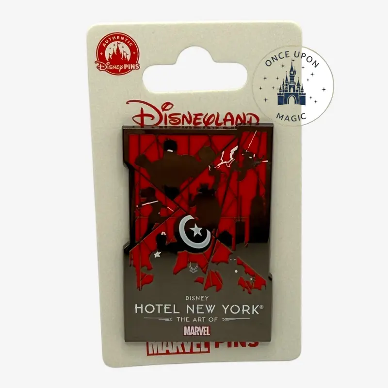Pin's Émaillé Marvel Super-Héros Disney Hotel New York The Art of Marvel — Disneyland Paris