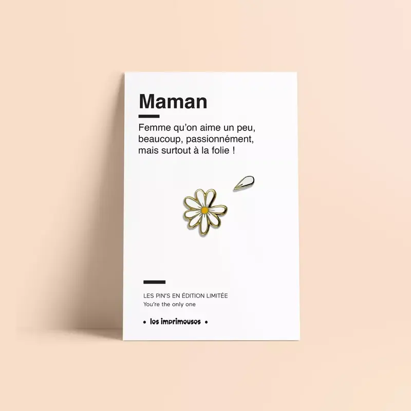 Pin's - Marguerite - Maman