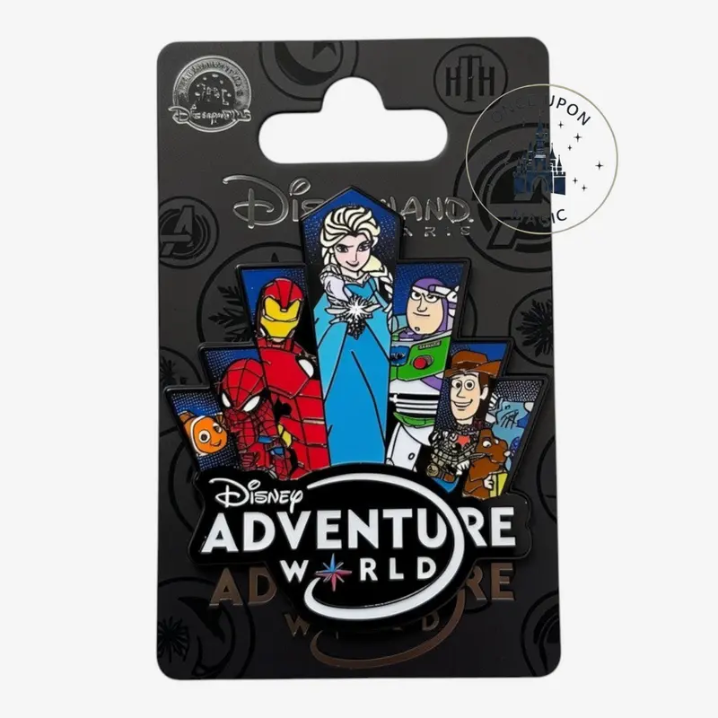 Pin’s personnages Disney Adventure World – Disneyland Paris