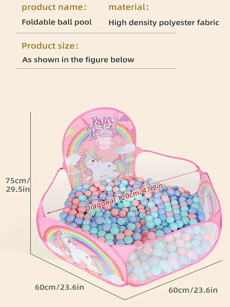 Piscine à Balles Pliable Panier Basket - Jeu Enfant 18M+ | Mybooni