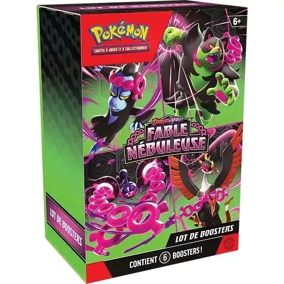 Pokémon EV6.5 – Bundle de 6 booster – Fable Nébuleuse – FR