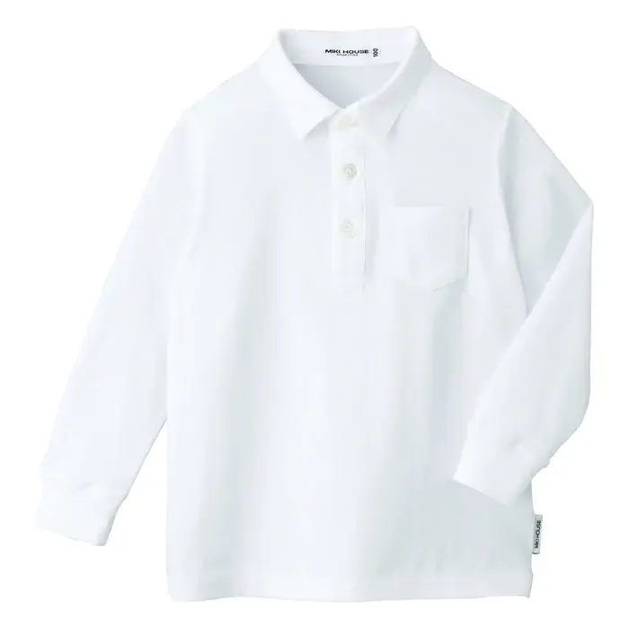 POLO BLANC MANCHE LONGUE