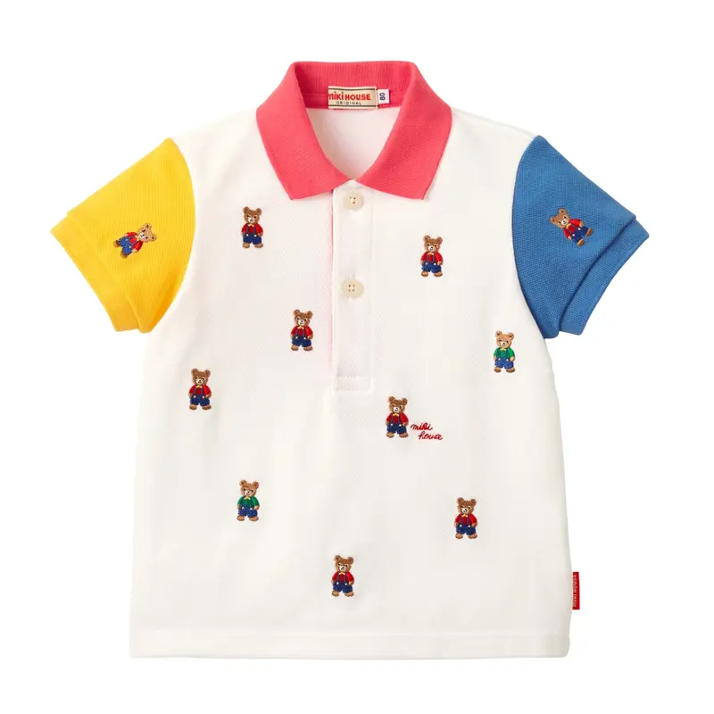 POLO MANCHES COLORÉES