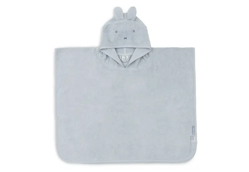 Poncho de bain éponge Miffy cloudy blue- JOLLEIN