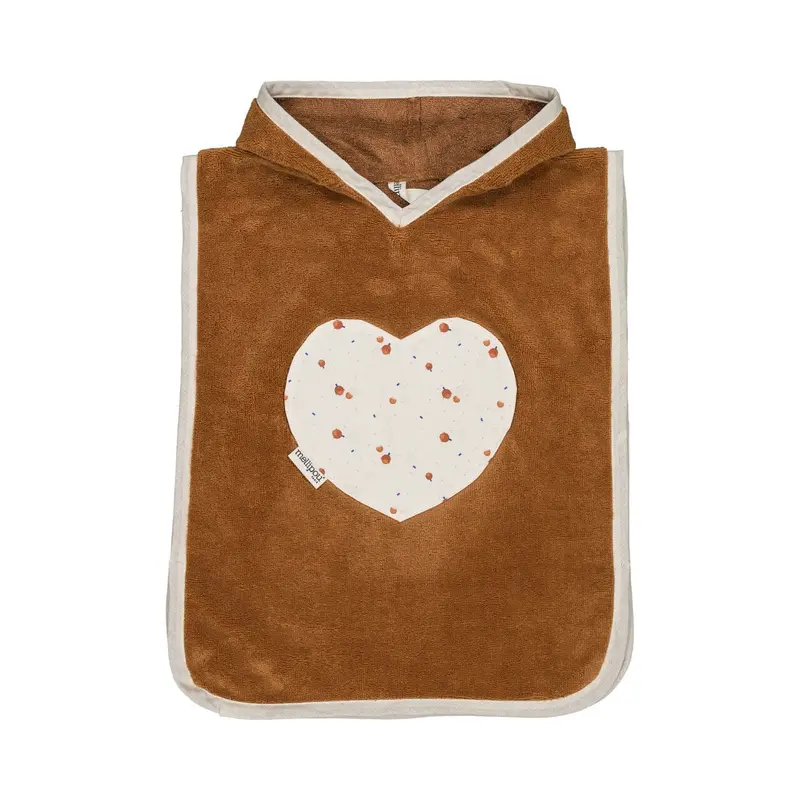 Poncho de bain Noisette