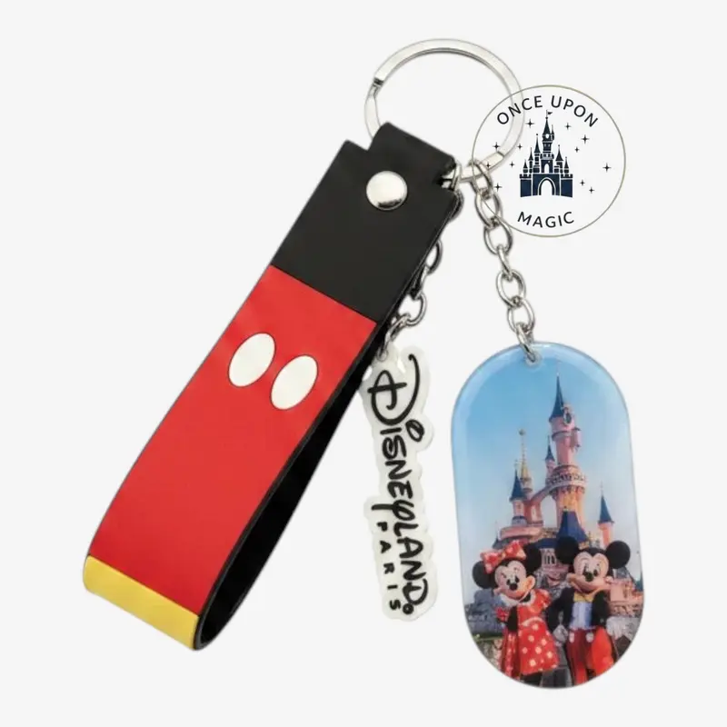 Porte-Clé Mickey & Minnie Mouse – Disney Officiel Disneyland Paris