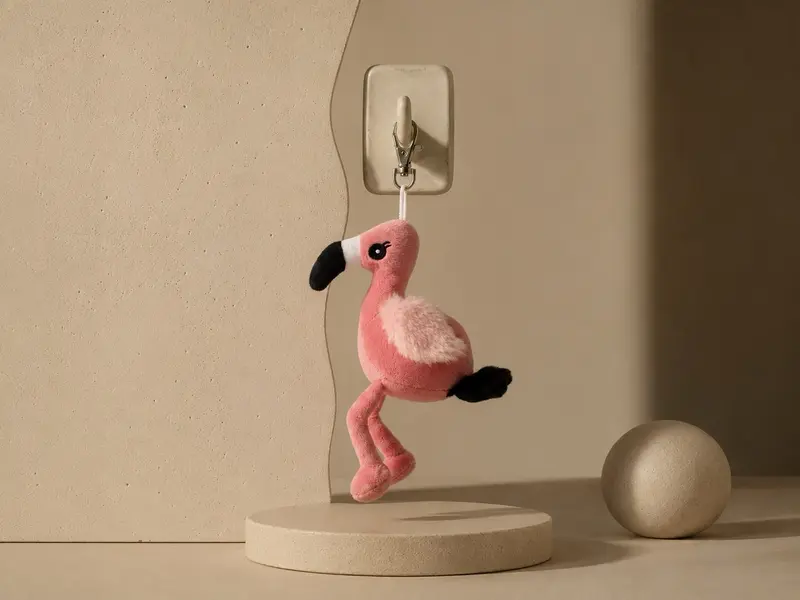 Porte-clefs Fynn le Flamant