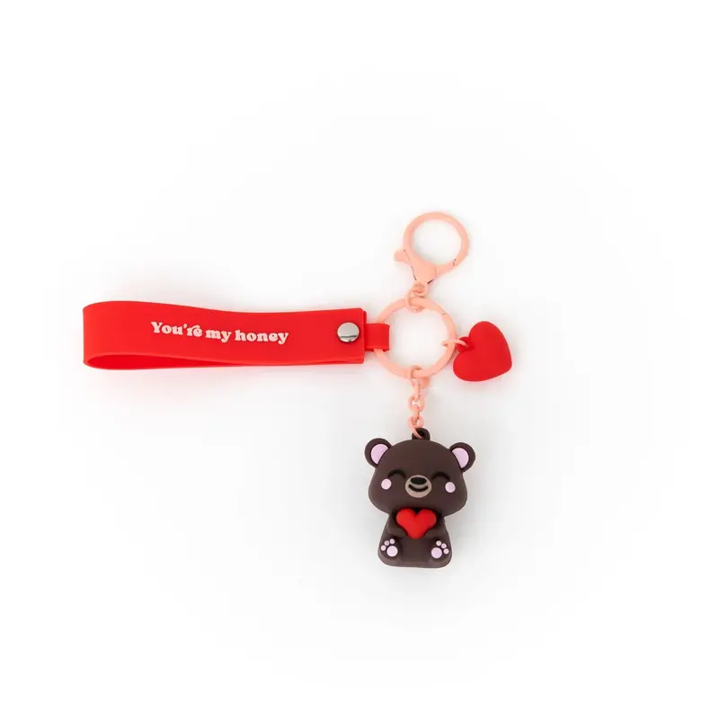 Porte-clés avec charms Ourson You’re my honey - MR. WONDERFUL