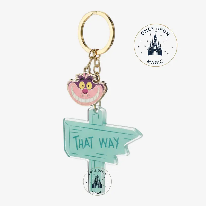 Porte-clés Chat du Cheshire – Alice au Pays des Merveilles Disneyland Paris