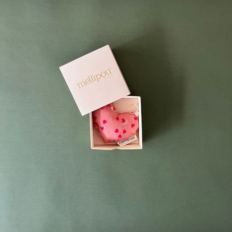 Porte-clés en forme de coeur - Amour