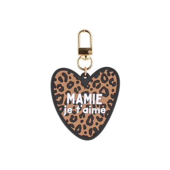 Porte clés léopard - Mamie je t'aime - Atelier Wagram