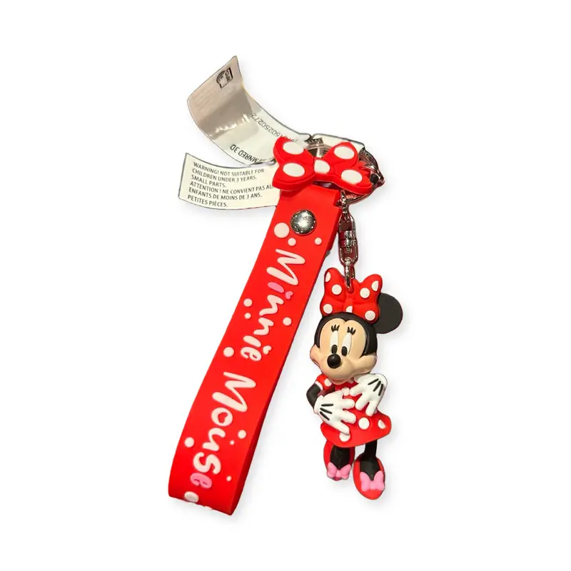 Porte-clés Minnie Mouse 3D avec lanière – Disneyland Paris