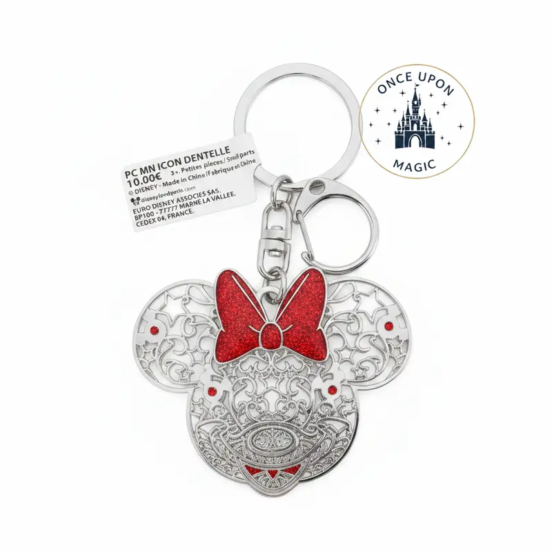 Porte-clés Minnie Mouse dentelle – Disneyland Paris