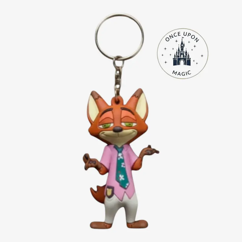 Porte-Clés Nick Wilde Chibi – Zootopie – Disneyland Paris