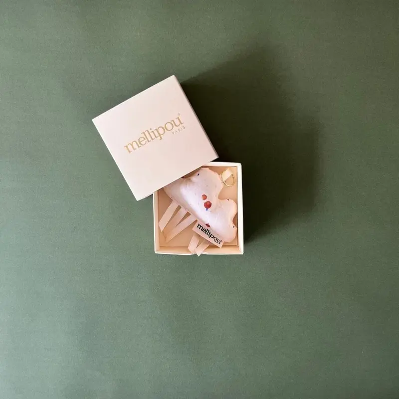 Porte-clés nuage personnalisable et original - Noisette