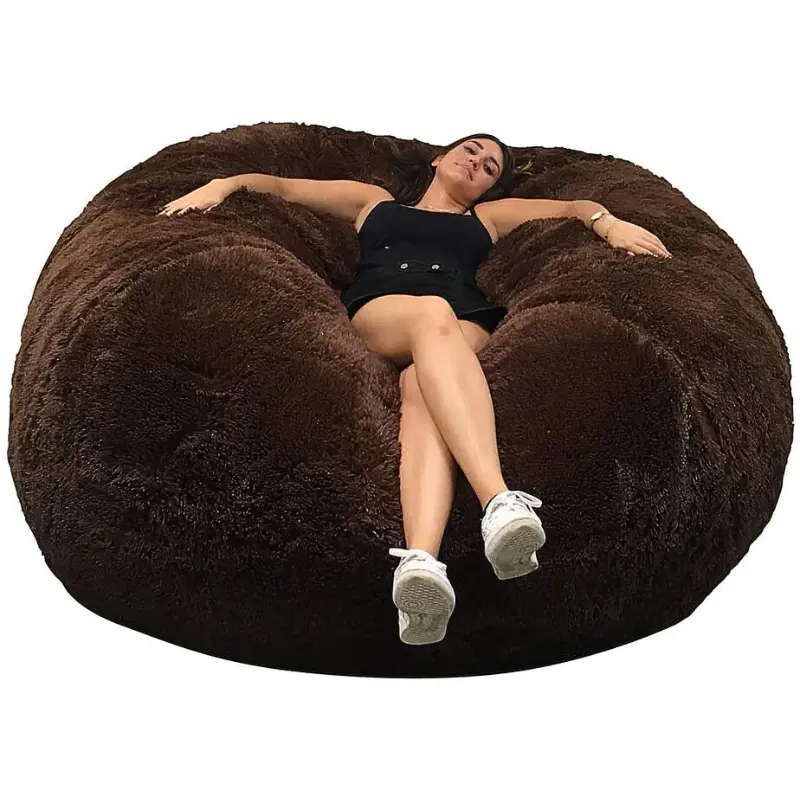 Pouf Géant Fourrure - 160 Cm - Banabag