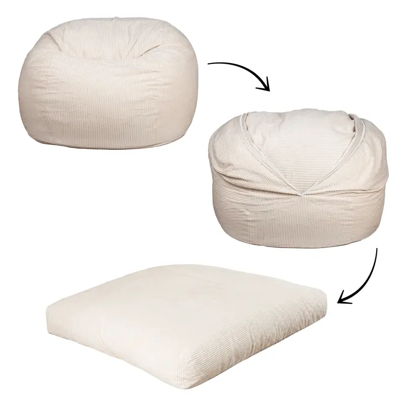 Pouf Lit Convertible 2en1