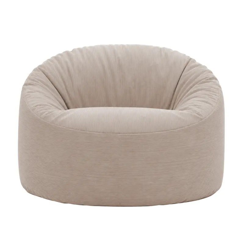 Pouf Velours Côtelé - 100 Cm